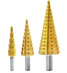 Ступенчатые сверла по металлу