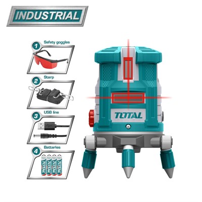 Уровень лазерный самовыравнивающийся TOTAL TLL306505 - фото 100367