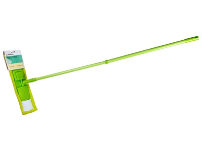 Швабра для пола с насадкой из микрофибры Solid, зеленая, PERFECTO LINEA - фото 103978