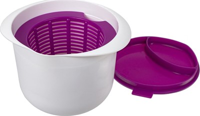 Аппарат для приготовления домашнего творога и сыра «НЕЖНОЕ ЛАКОМСТВО», фиолетовый - фото 127053