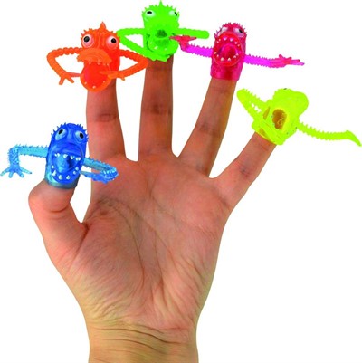 Набор пальчиковых игрушек «Зубастики», 5 штук. - фото 127737