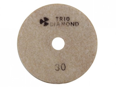 Алмазный гибкий шлифкруг "Черепашка" 100 № 30 (мокрая шл.) (Trio-Diamond) - фото 129325