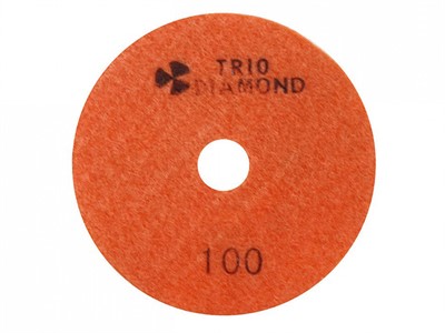 Алмазный гибкий шлифкруг "Черепашка" 100 № 100 (мокрая шл.) (Trio-Diamond) - фото 129327