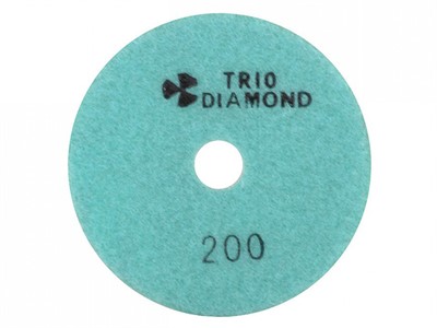 Алмазный гибкий шлифкруг "Черепашка" 100 № 200 (мокрая шл.) (Trio-Diamond) - фото 129329