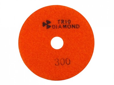 Алмазный гибкий шлифкруг "Черепашка" 100 № 300 (мокрая шл.) (Trio-Diamond) - фото 129330