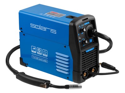 Полуавтомат сварочный Solaris MIG-200EM (220В, MIG/FLUX/MMA, встр. горелка 2 м, смена полярности, катушка 1 кг) - фото 129773