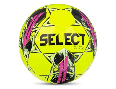 Мяч футзальный Select Futsal Attack v22 Желто-розовый №4