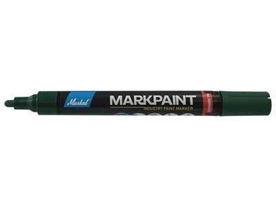 Маркер промышл. перманентный на основе жидк. краски MARKAL MARKPAINT ЗЕЛЕНЫЙ (Толщина линии 2 мм. Цвет зеленый) - фото 131062