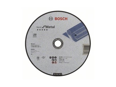 Круг отрезной 230х2.5x22.2 мм для металла Best BOSCH - фото 131372