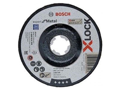Круг обдирочный 125х6x22.2 мм для металла X-LOCK Expert for Metal BOSCH (подходит для всех типов УШМ) - фото 131445