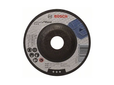 Круг обдирочный 115х6x22.2 мм для металла Standard BOSCH - фото 131574