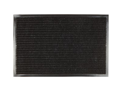 Коврик придверный влаговпитывающий, ребристый Tuff, 40 х 60 см, черный, ТМ Blabar (размер 40 х 60 см) - фото 132578