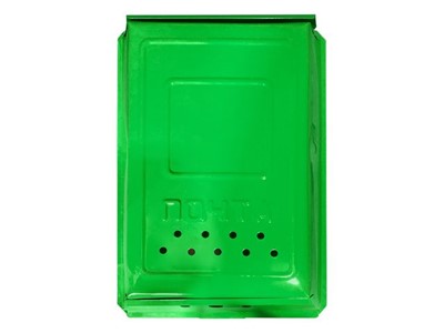 Ящик почтовый с замком 390х260х70 мм (зеленый) (АГРОСНАБ) - фото 133452