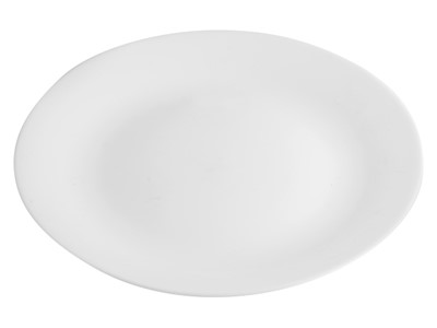 Тарелка обеденная стеклокерамическая, 267 мм, круглая, серия Ivory (Айвори), DIVA LA OPALA (Collection Ivory) - фото 134476