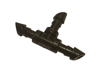 Тройник-соединитель ниппельный для шланга 3-4 мм