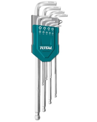 Набор ключей Torx T10-T50 длинных TOTAL (9 шт) - фото 137667