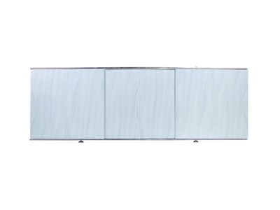 Экран под ванну 1,5 м, волна голубая, PERFECTO LINEA - фото 138125