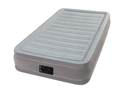 Надувная кровать Twin Comfort-Plush (Твин Комфорт-Плаш), 99х191х33 см, встр. электрич. насос, INTEX - фото 141937