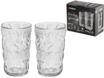 Набор стаканов, 2 шт., 330 мл, серия Frosty Ice, PERFECTO LINEA - фото 142858