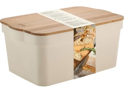 Хлебница с деревянной крышкой, 7,5 л., Rosemary, 325х214х145 мм., SUGAR&SPICE - фото 142933