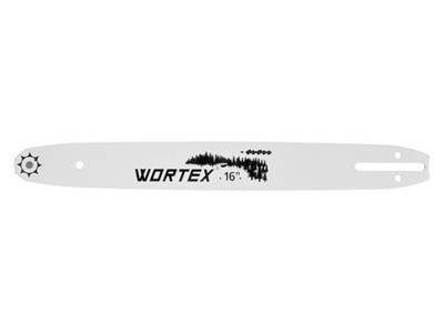 Шина 40 см (16") 3/8" LP 1.3 мм 7 зуб. WORTEX для EC 4020-1, ЕС 4024-1, ЕС 4024 SF - фото 147322