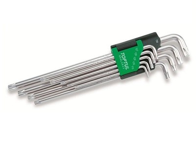 Набор ключей Torx T10-Т50 9шт экстра-длин. TOPTUL - фото 148861