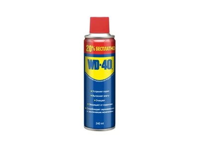 Смазочно-очистительная смесь WD-40 240 мл - фото 150468