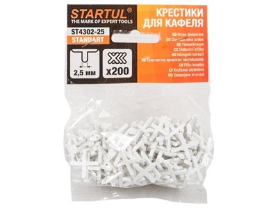 Крестики д/кафеля 4,0мм 100шт STARTUL STANDART (ST4302-40) - фото 152388