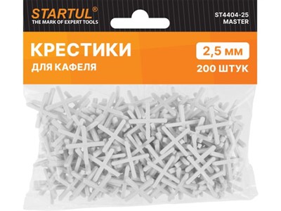 Крестики д/кафеля 2,5мм 200шт STARTUL MASTER (ST4404-25) (СВП) - фото 152399