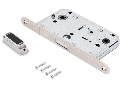 Защелка врезная межк. ML 96WC-50 SN мат.никель магн. под фикс.  АЛЛЮР АРТ (УЗК) - фото 154555
