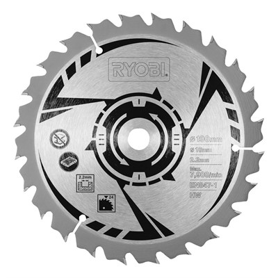 Диск пильный по дереву D 190x16x18 зуб мм для циркулярной пилы RYOBI CSB190A1