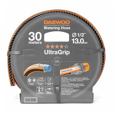 Шланг UltraGrip диаметр 1/2 " (13мм), длина 30м DAEWOO DWH 5115 - фото 156885