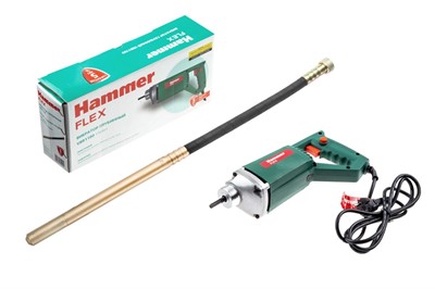 Вибратор глубинный 1100Вт, 35 мм Hammer Flex VBR1100 