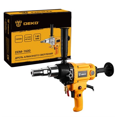 Дрель DEKO DDM-1600 алмазное сверление - фото 161983