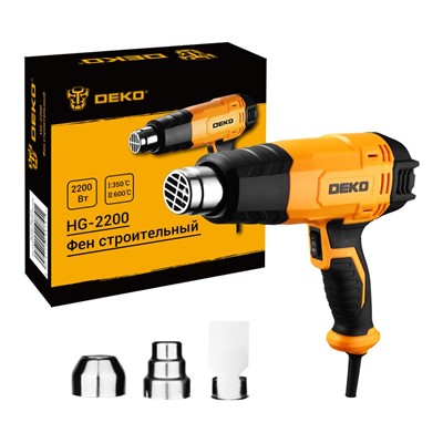 Фен строительный (термовоздуходувка) DEKO HG-2200 - фото 162604