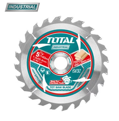 Диск пильный 140x20 мм 24 зуба по дереву TOTAL (2шт)