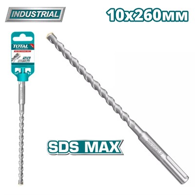 Бур SDS-MAX 10x260мм TOTAL TAC321007 - фото 165238