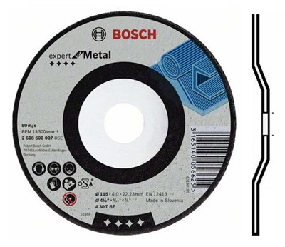 Круг обдирочный 150х6x22.2 мм для металла BOSCH