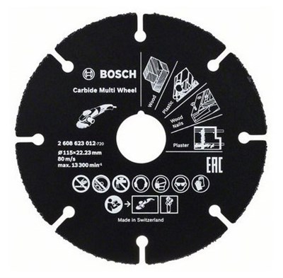 Круг отрезной 125х1.0x22.2 мм для дерева Multi Wheel BOSCH