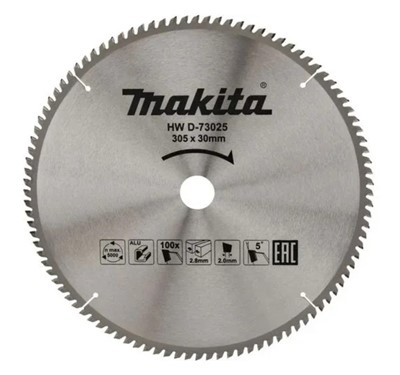 Диск пильный 305х30x2/2,8 мм 100 зуб. по алюминию, пластику MAKITA