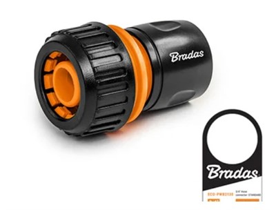 Быстросоединитель для шланга 3/4" Bradas Black Line