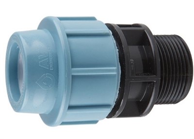 Муфта ПЭ нар.. 20х1/2" AV Engineering