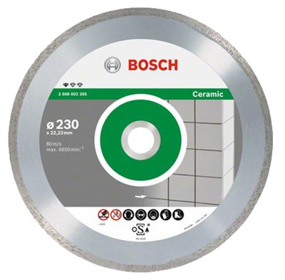 Алмазный круг 230х22,23 мм по керамике Professional (BOSCH)