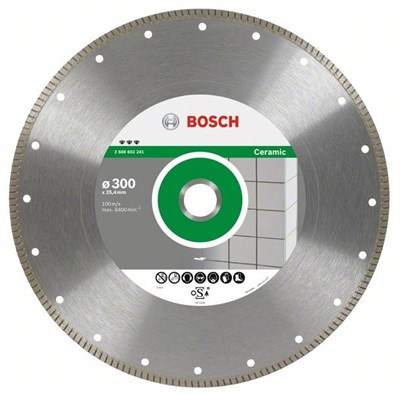 Алмазный круг 300х25.4 мм по керамике Best (BOSCH)