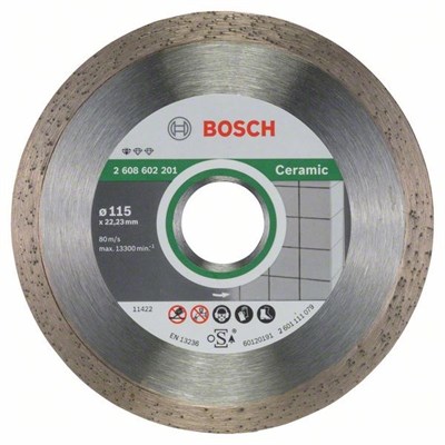 Алмазный круг 115х22,23 мм по керамике Professional (BOSCH)
