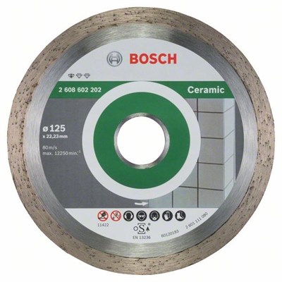 Алмазный круг 125х22,23 мм по керамике Professional (BOSCH)