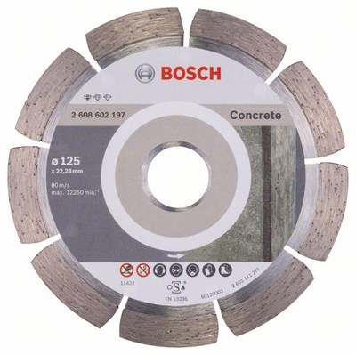 Алмазный круг 125х22,23 мм бетон Professional (BOSCH)