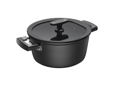 Кастрюля 3.5л c крышкой Hard Face FISKARS - фото 179424