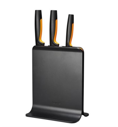 Набор ножей 3 шт пластиковый блок FF Fiskars