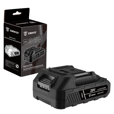 Аккумулятор 20 В, 3 А/ч DEKO UNV3.0 STD